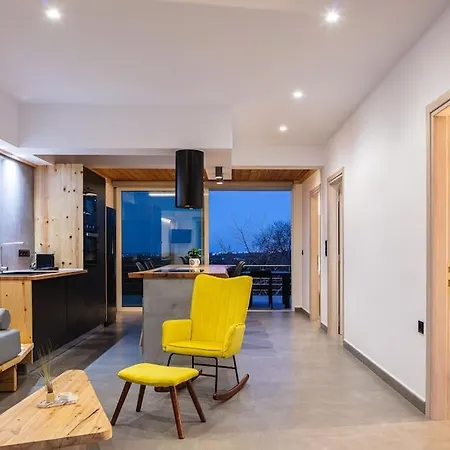 Cyan Viewpoint House Near Kourna Vakantiehuis *