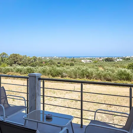 Cyan Viewpoint House Near Kourna Dhimitroulianá