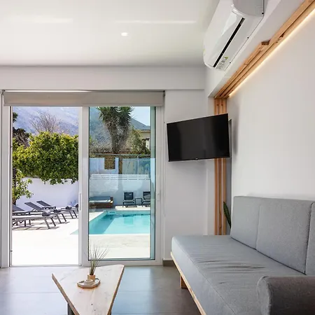 Cyan Viewpoint House Near Kourna Vakantiehuis *